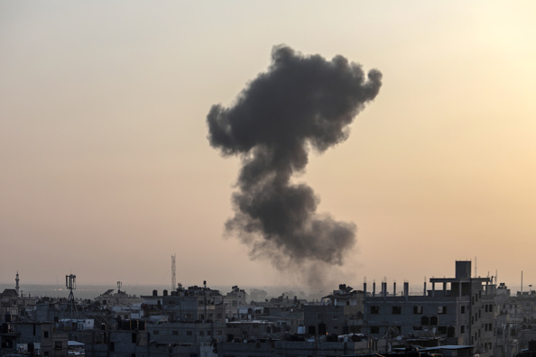 Israel Bombards Central Gaza As 2024 Begins   1893023907 