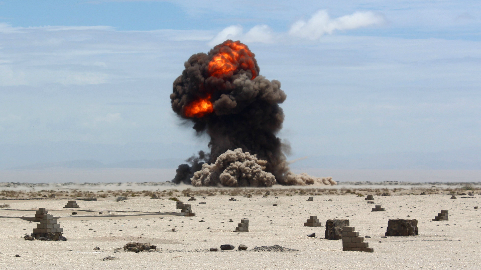 drone attack explosion