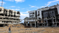 Gaza's main Al-Shifa hospital has become a stark symbol of the devastation wrought by the war [Photo by OMAR AL-QATTAA/AFP via Getty Images]