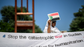 SWITZERLAND-SUDAN-US-DIPLOMACY-CONFLICT-DEMO