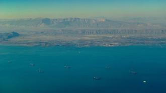 Strait of Hormuz in the Persian Gulf