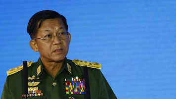 Min Aung Hlaing, who headed Myanmar's 2021 coup.