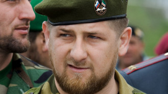 Ramzan Kadyrov, president of the republic of Chechnya in Russia