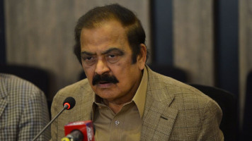 Rana Sanaullah Khan, Pakistan's interior minister