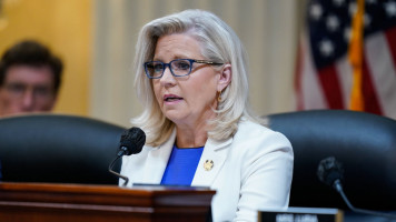 Republican Representative Liz Cheney of Wyoming.