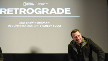 An event for the film Retrograde