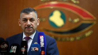 Judge Haider Hanoun, the head of Iraq's Integrity Comission, the government's anti-corruption agency, speaks during a press conference in Baghdad on June 22, 2023.