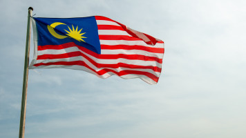 A Malaysian flag