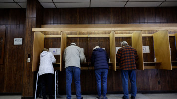 Early voting has started in Michigan, a critical swing state with high populations of Arabs and Muslims. [Getty]