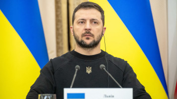 Volodymyr Zelensky, the Ukrainian president