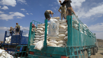 Yemen Aid WFP [Getty]