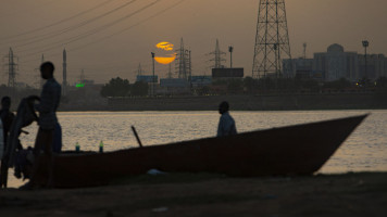 Sunset over the River Nile in Sudan's capital, Khartoum [Getty Images]