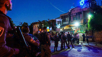 Israeli security forces have blocked off access to Sheikh Jarrah as Palestinian families face expulsion [Getty]