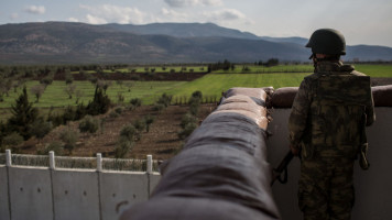 Turkish border guards have previously shot Syrian refugees trying to cross the heavily fortified border [Getty]