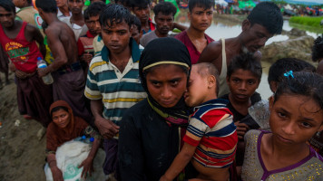 Myanmar is in danger of 'mass starvation' amid fighting between rebel groups and junta forces [Getty]