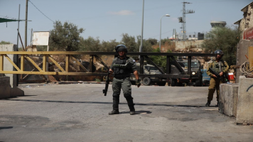 Israeli police in Ramallah