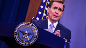 VIRGINIA, USA - JANAURY 28: Pentagon Press Secretary John Kirby speaks at press conference at the Pentagon January 28, 2021 in Arlington,Virginia. (Photo by Yasin Ozturk/Anadolu Agency via Getty Images)