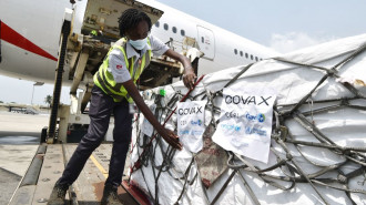 A shipment of AstraZeneca Covid-19 vaccine arrives in Abidjan, Ivory Coast on 26 February, 2021. [Getty]