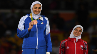 Iranian taekwondo Kimia Alizadeh 