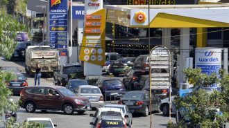 Lebanon's fuel crisis has led to long queues and arguments at petrol stations [Getty]