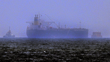 An Israeli-linked vessel that was attacked off Oman last week anchored off the UAE emirate of Fujairah [Getty]