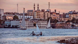 Cities, such as Aswan, Egypt, which is built along the Nile Delta, are threatened by sea-level rise caused by climate change. [Getty]