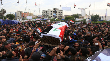 Iraq mourners 