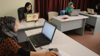 Afghan female journalists 