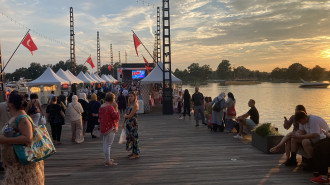 A festival on Washington DC's Wharf launched Turkish Heritage Month. (Brooke Anderson/The New Arab)