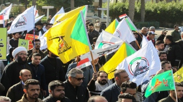 Funeral for Hashd al-Shaabi fighters, Iraq