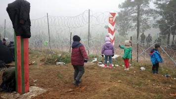 There is violence at the Belarusian/Polish border [Getty]