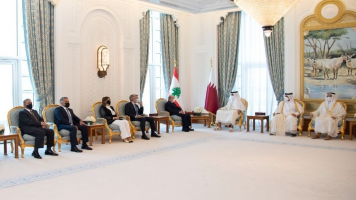 Lebanese presidential delegation visits Qatar