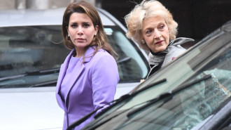 Princess Haya (left) will receive £554 million for the upkeep of her children following the English court ruling [Getty]