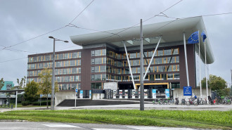 The outside of the Council of Europe in Strasbourg, the capital of France's Grand Est region