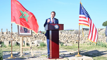 U.S. Embassy Charge d’Affaires David Greene in Volubilis