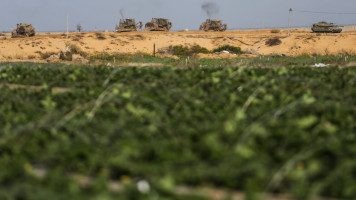 Israeli bulldozers in Gaza