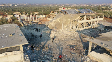 There has recently been an increase in Russian airstrikes on Syria's Idlib province [Getty]