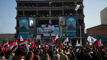 Commemorations of the anniversary of Qassem Soleimani's death have been held across Iraq [Getty]