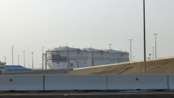 Storage facility of oil giant ADNOC in Abu Dhabi