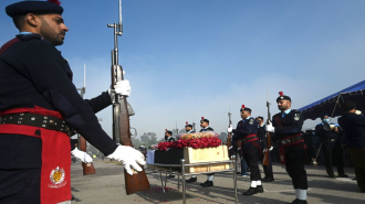 Funeral of police officer killed in Islamabad