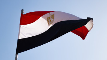 The Egyptian flag