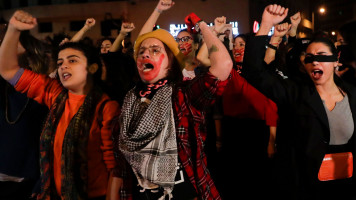 Women protest Beirut