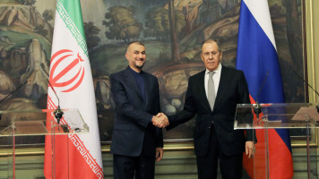 The Iranian and Russian foreign ministers met in Moscow on Tuesday [Getty]