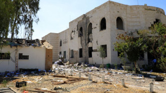 The aftermath of an airstrike in Sanaa, Yemen