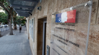 French consulate in Beirut, Lebanon