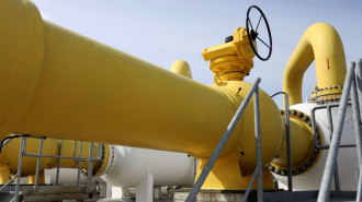 Yellow and white gas-related pipes.