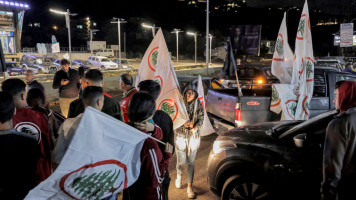 lebanese forces celebrate