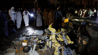 The Saudi drone was downed over a residential area of Sanaa [Getty]