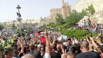 Crowds of mourners gathered to pay tribute to Palestinian journalist Shireen Abu Akleh