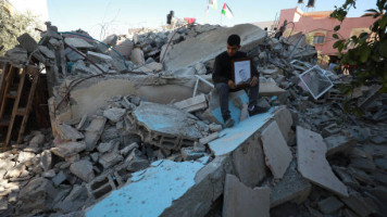 Punitive house demolition Palestine Getty